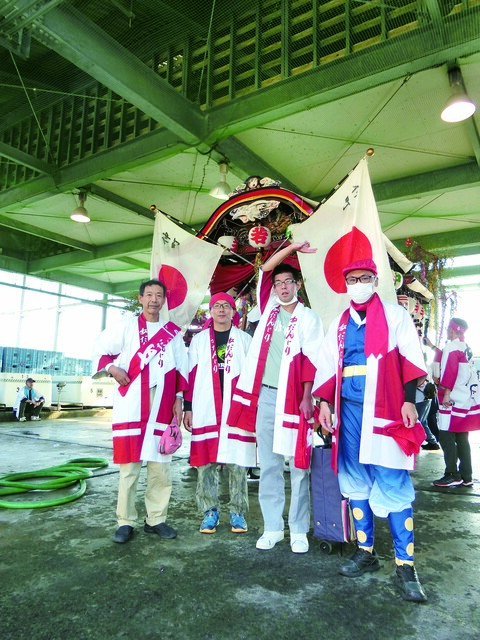海陽町の大里八幡神社秋祭りを応援