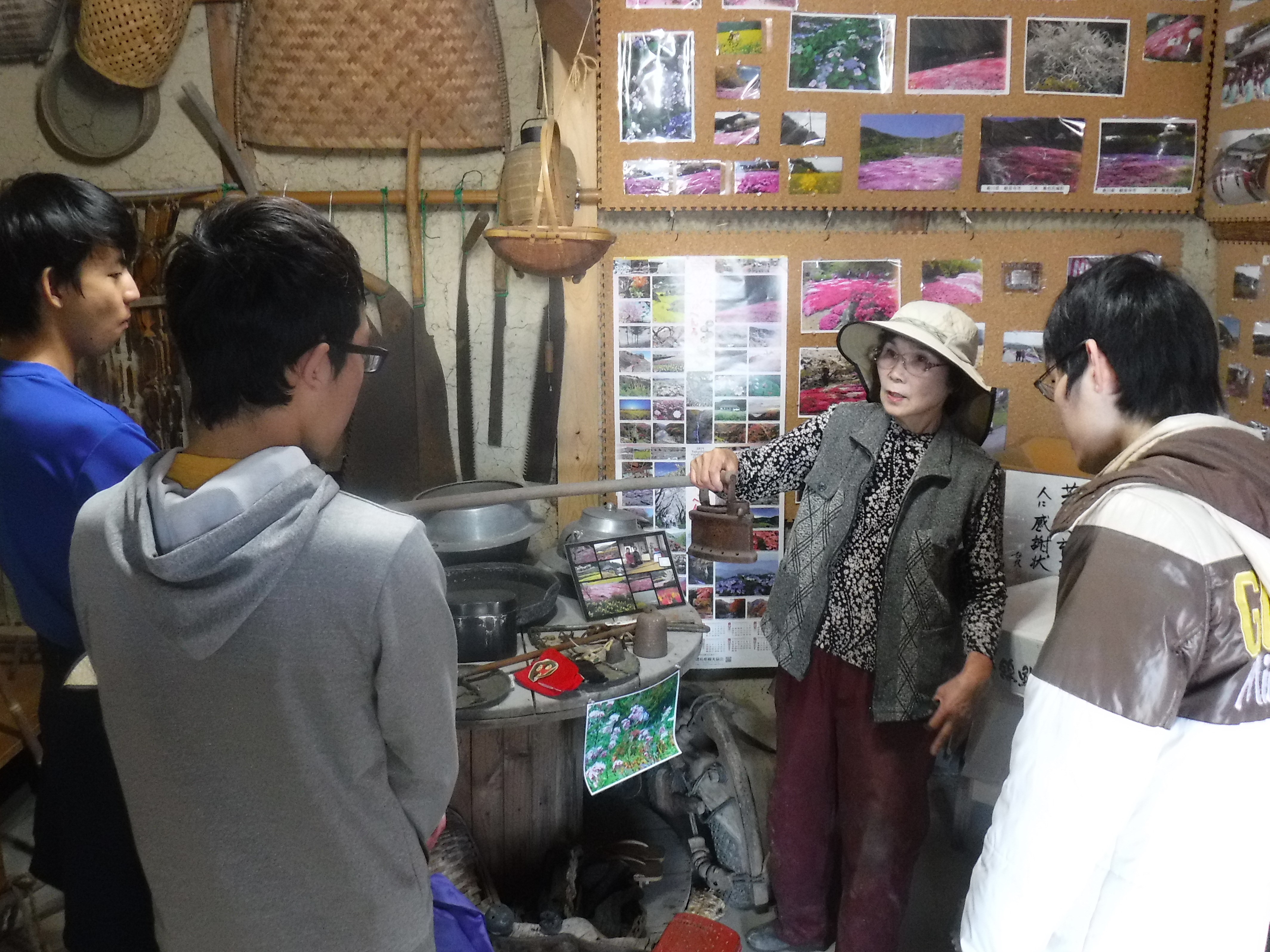 昔の生活用具の説明