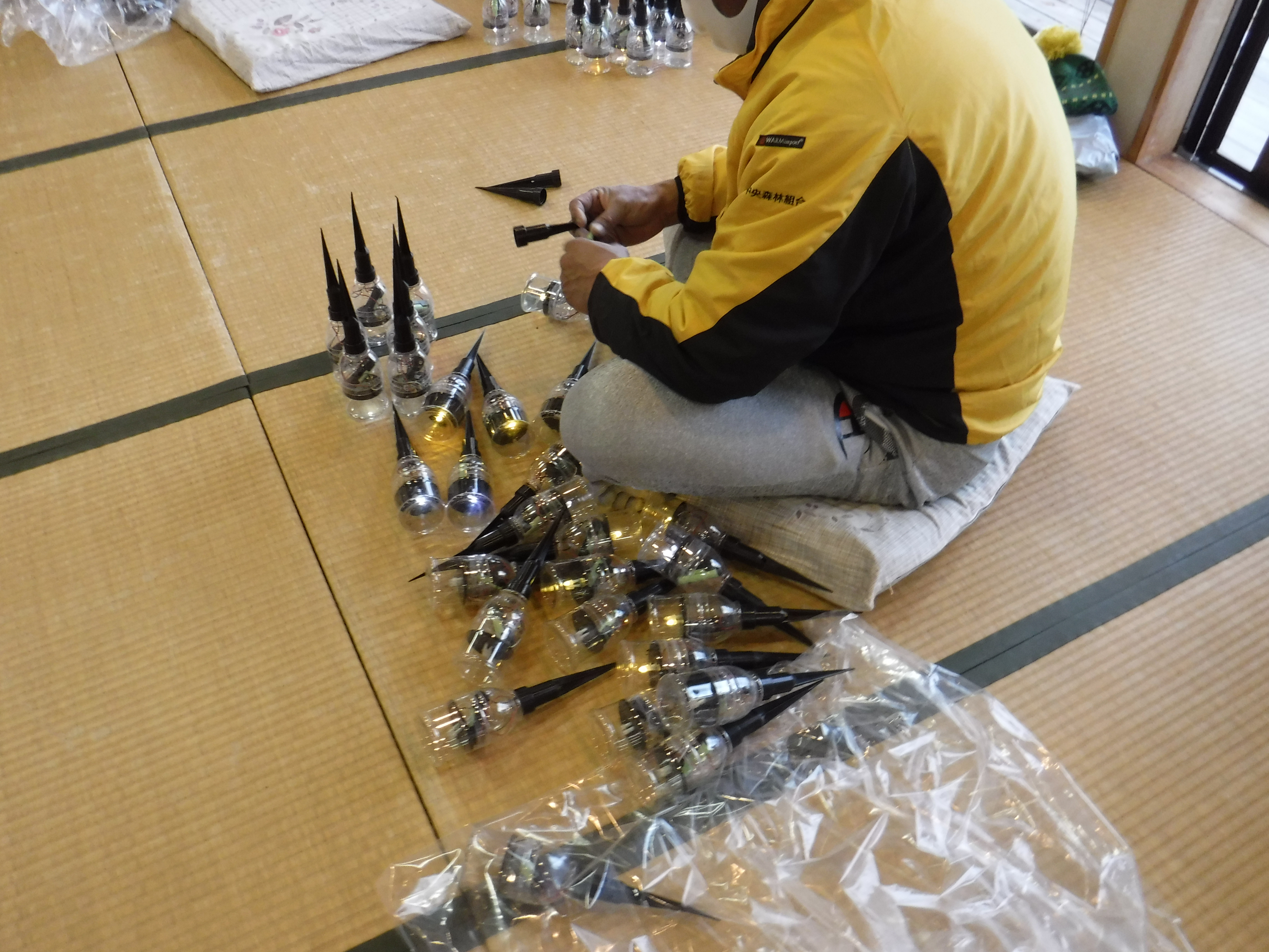 LEDライトの組み立て