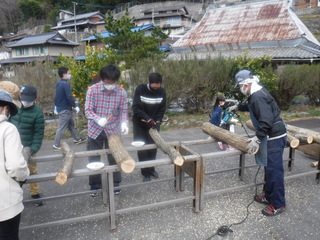 作業風景の写真