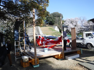 作業風景の写真