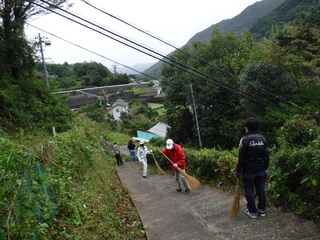 作業風景の写真