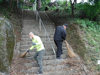 作業風景の写真