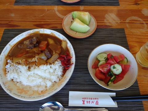おいしそうなご飯が配膳されています