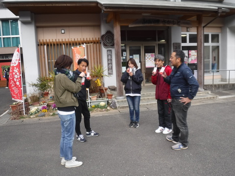 休憩時に提供飲料をいただきました