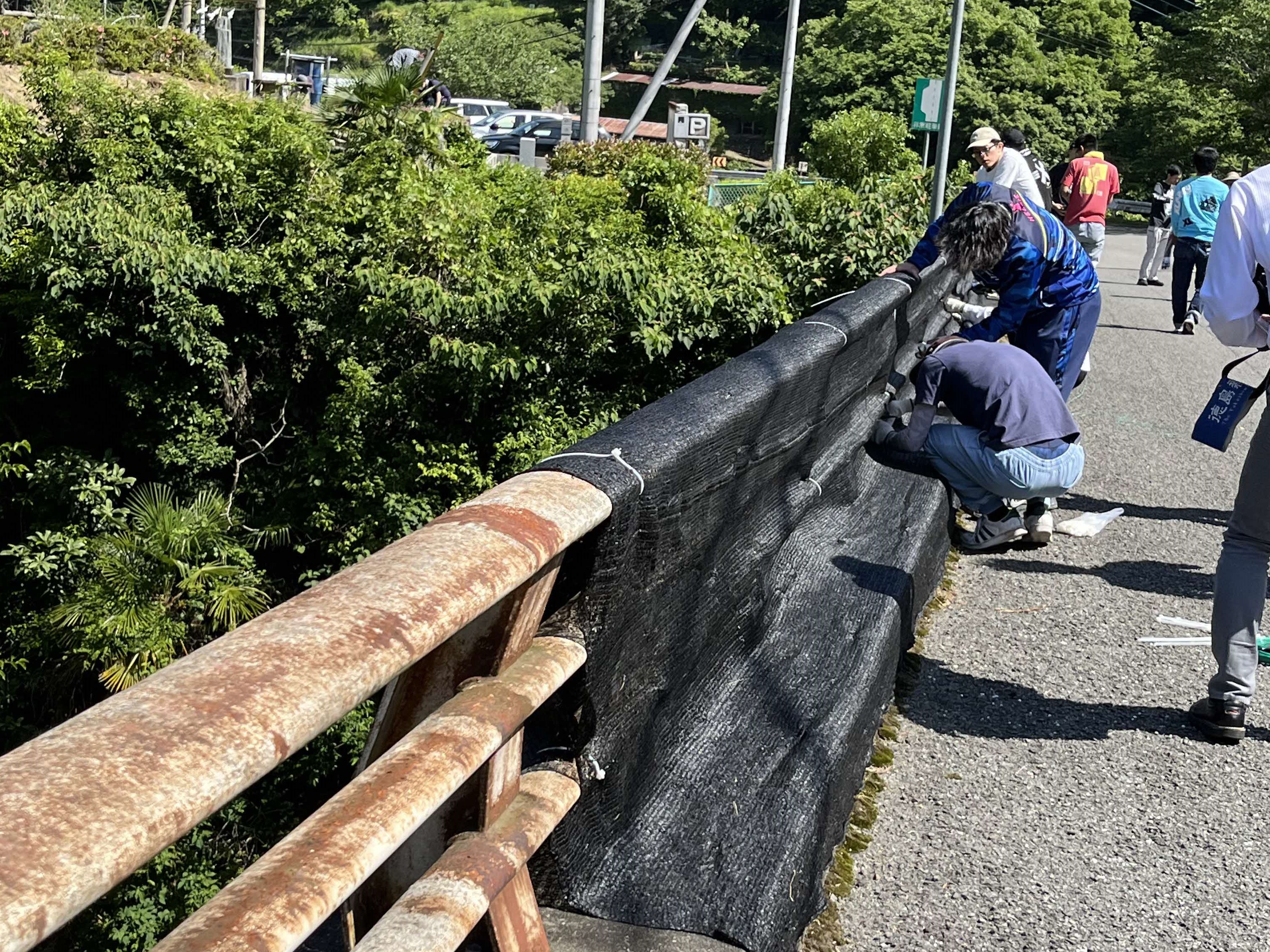 ネット設置作業２