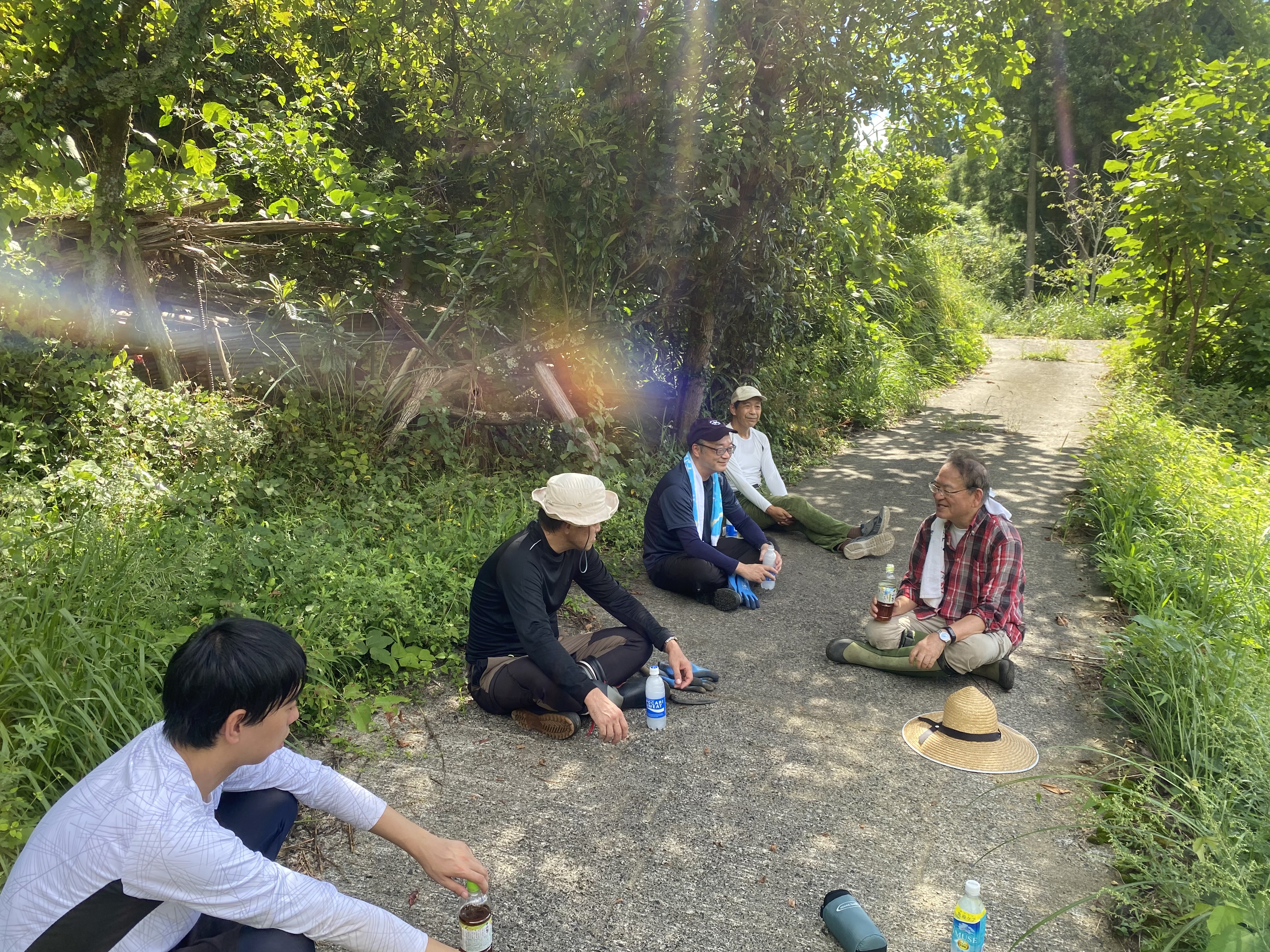 休憩中