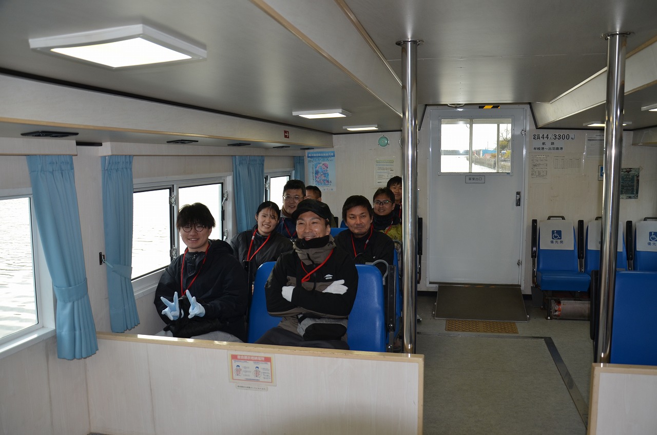 出羽島への連絡船